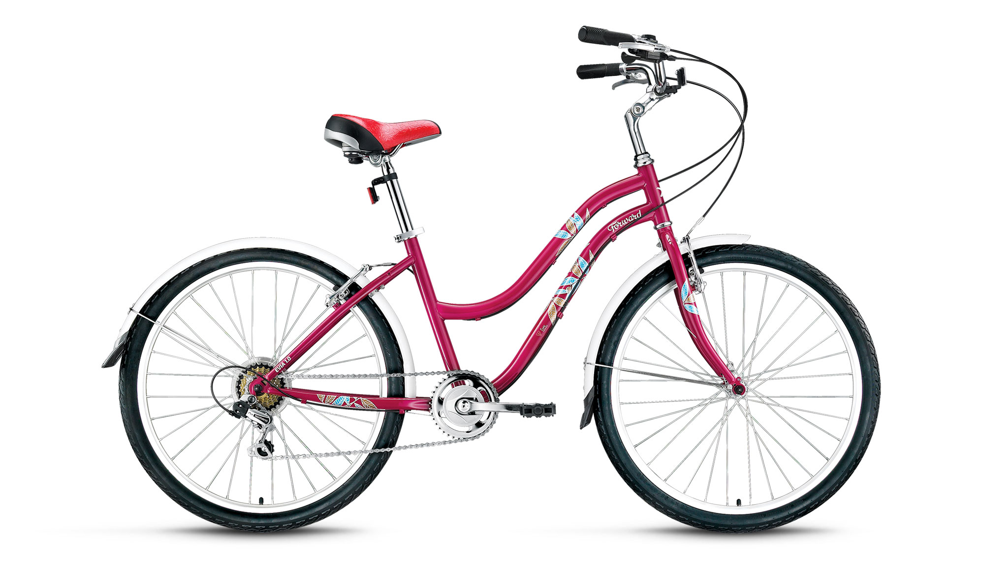 Велосипед Forward Evia 1.0 (26" 21ск.) женская рама