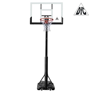 Баскетбольная мобильная стойка DFC STAND52P 132x80 cм поликарбонат 